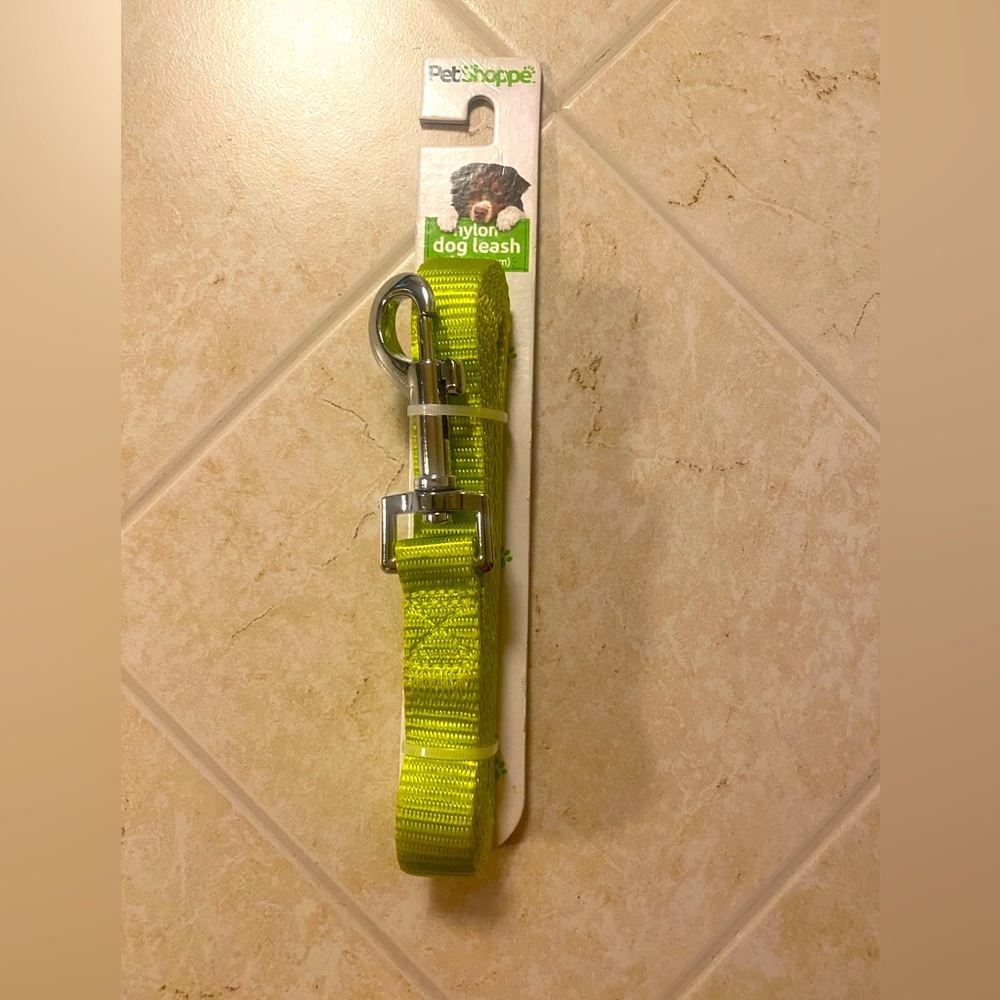 Pet Shoppe Lime (Green/Yellow) Nylon 6 ft. Dog Leash!!
